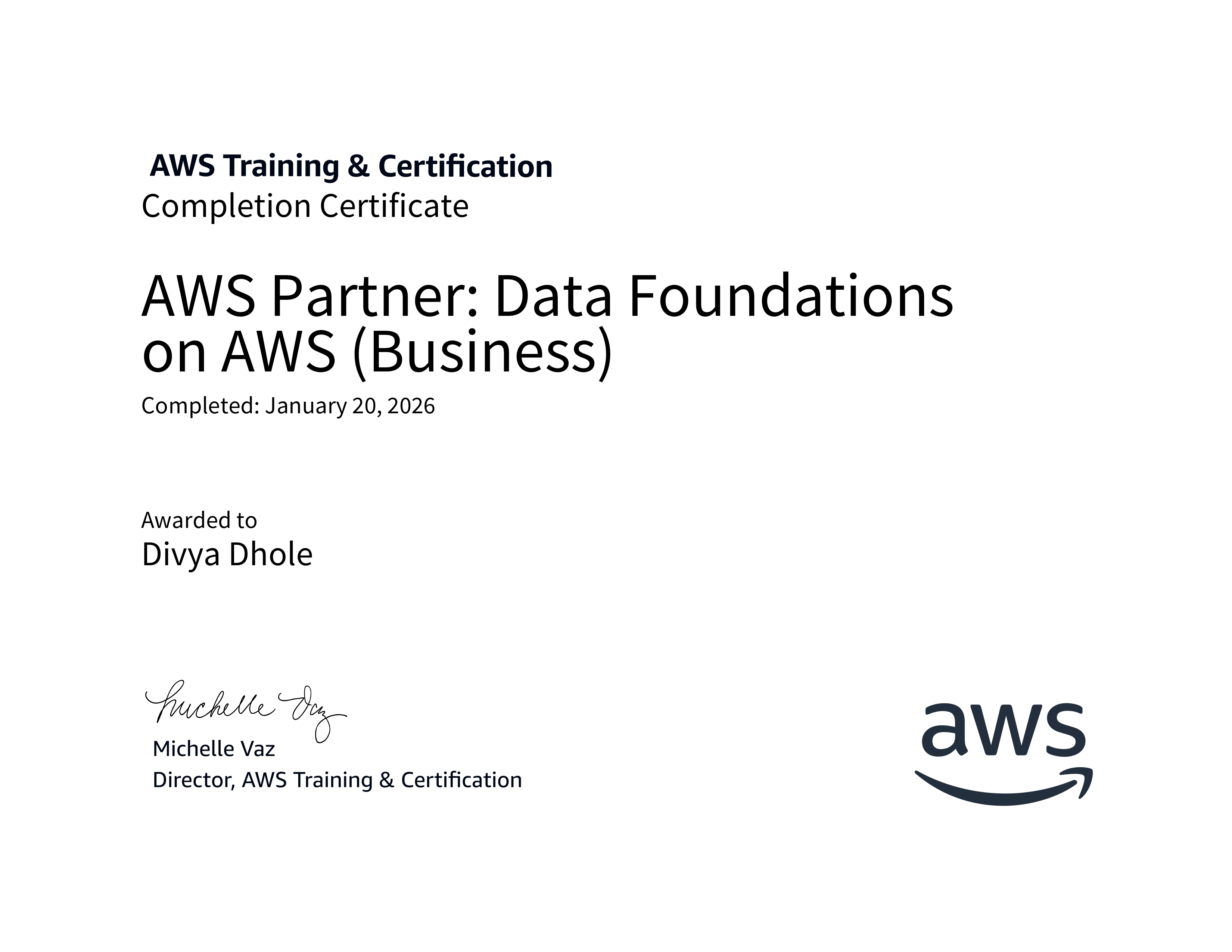 AWS Data Foundations